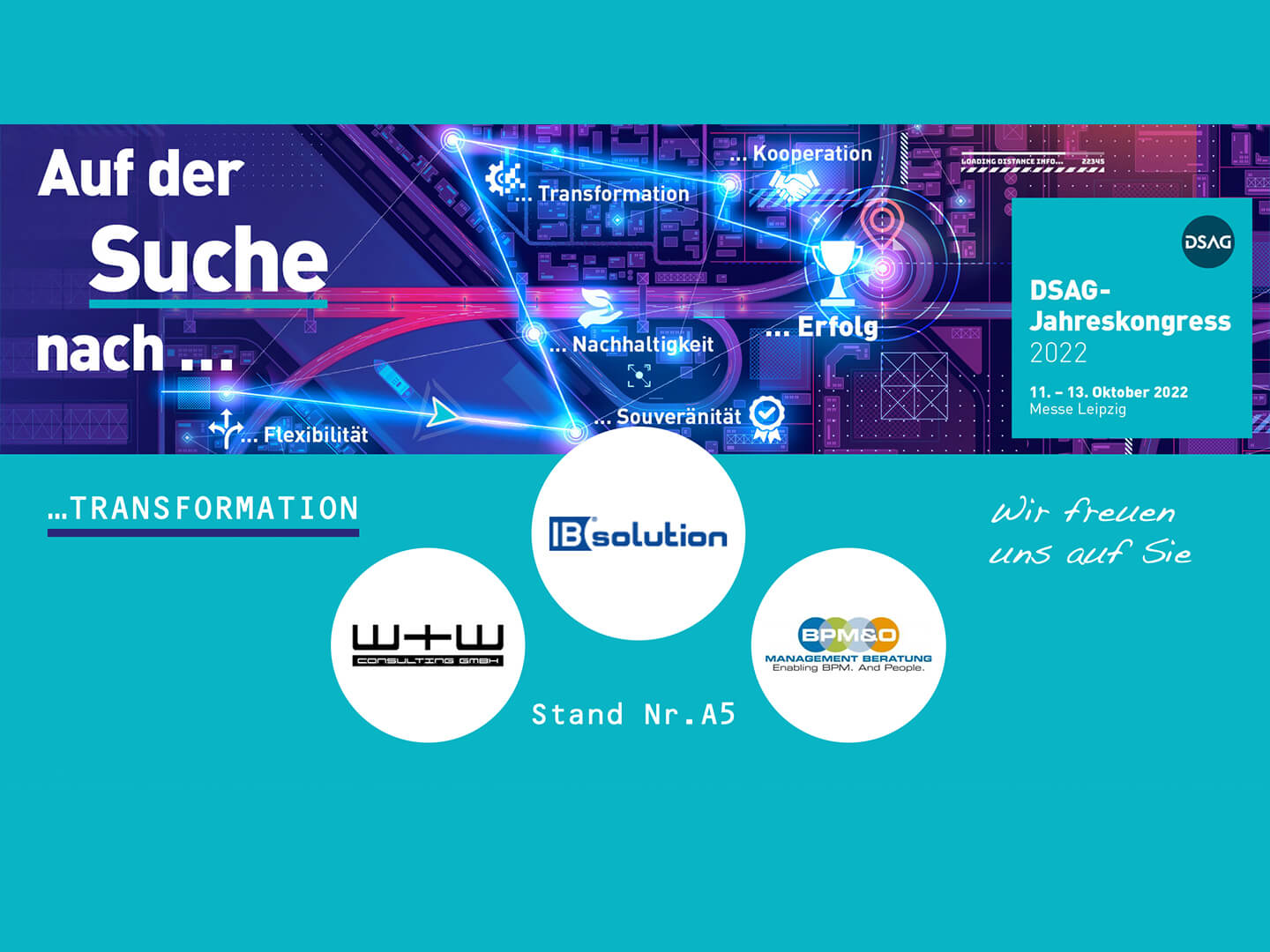 DSAG Jahreskongress 2022 Wir sind dabei! W+W Consulting GmbH